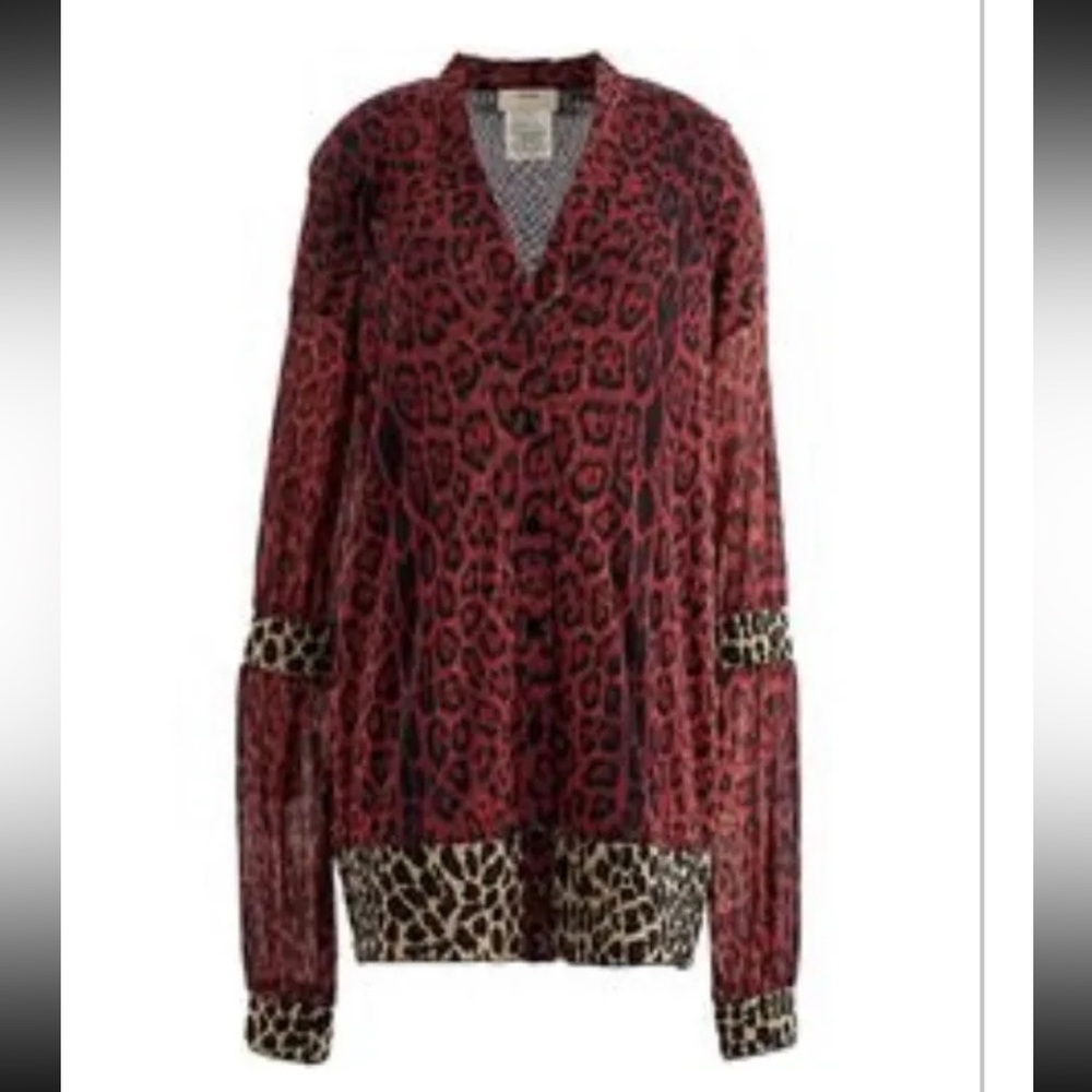 FUZZI Jean Paul  Cardigan Made in Italy Size L NWT $595